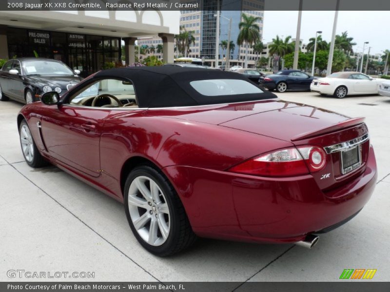 Radiance Red Metallic / Caramel 2008 Jaguar XK XK8 Convertible