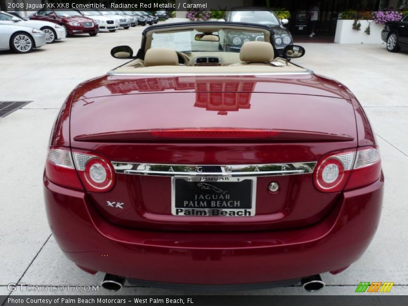 Radiance Red Metallic / Caramel 2008 Jaguar XK XK8 Convertible