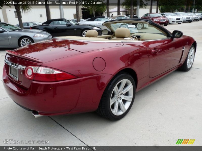 Radiance Red Metallic / Caramel 2008 Jaguar XK XK8 Convertible