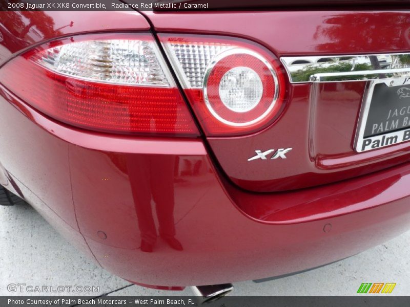 Radiance Red Metallic / Caramel 2008 Jaguar XK XK8 Convertible