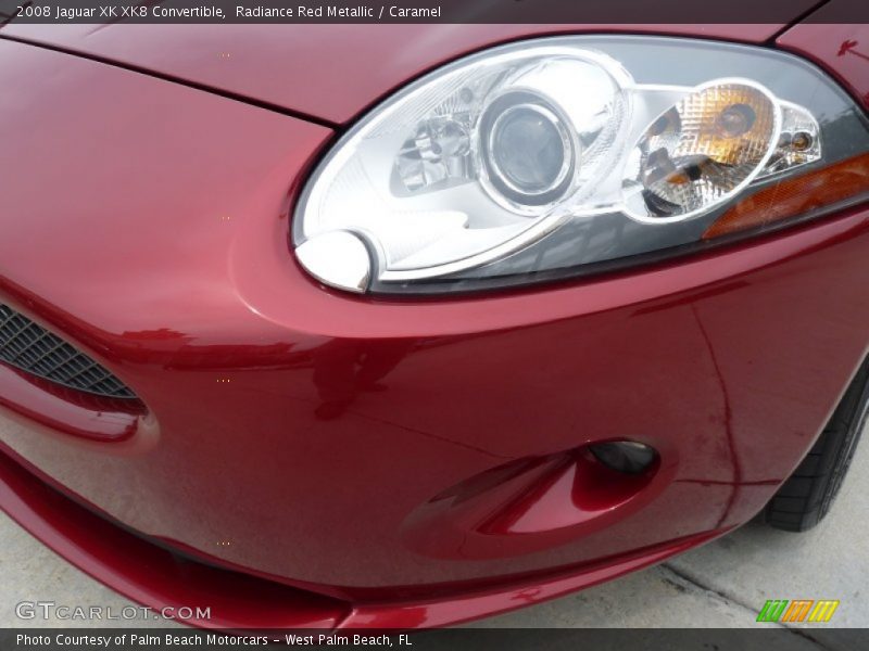 Radiance Red Metallic / Caramel 2008 Jaguar XK XK8 Convertible