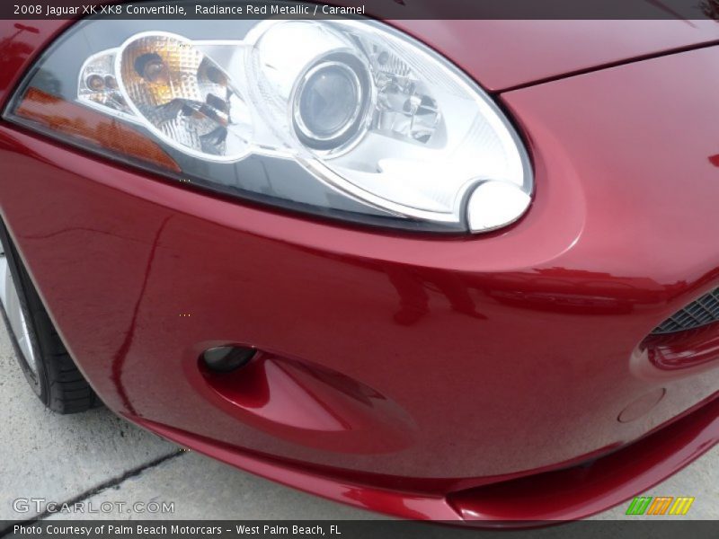 Radiance Red Metallic / Caramel 2008 Jaguar XK XK8 Convertible