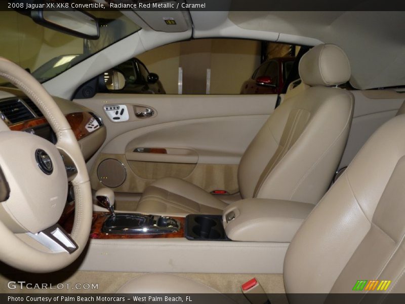 Radiance Red Metallic / Caramel 2008 Jaguar XK XK8 Convertible