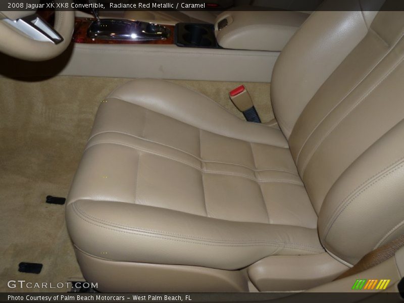 Radiance Red Metallic / Caramel 2008 Jaguar XK XK8 Convertible