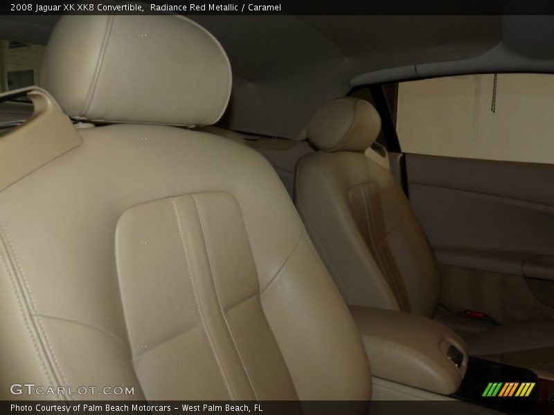 Radiance Red Metallic / Caramel 2008 Jaguar XK XK8 Convertible