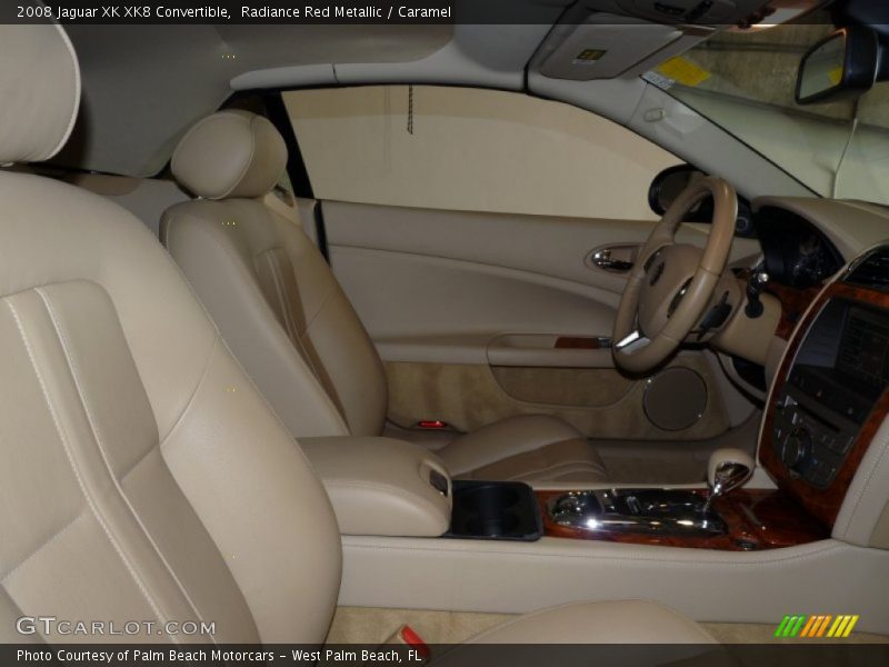 Radiance Red Metallic / Caramel 2008 Jaguar XK XK8 Convertible