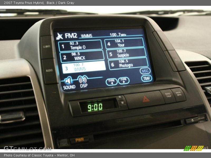 Black / Dark Gray 2007 Toyota Prius Hybrid