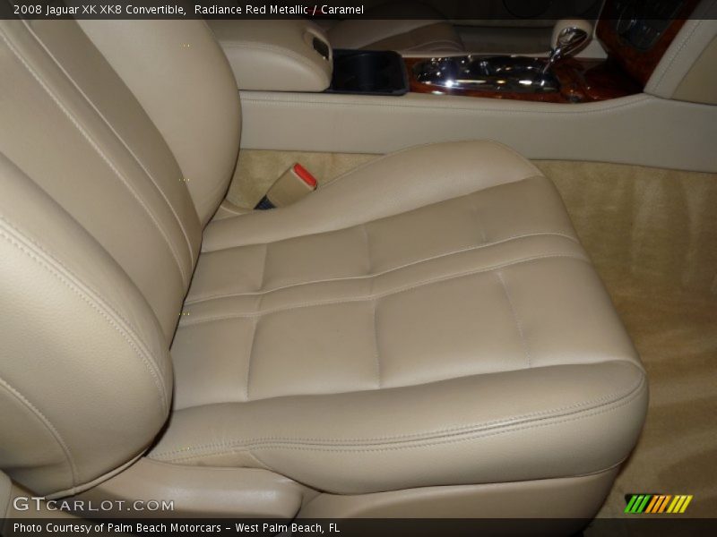 Radiance Red Metallic / Caramel 2008 Jaguar XK XK8 Convertible