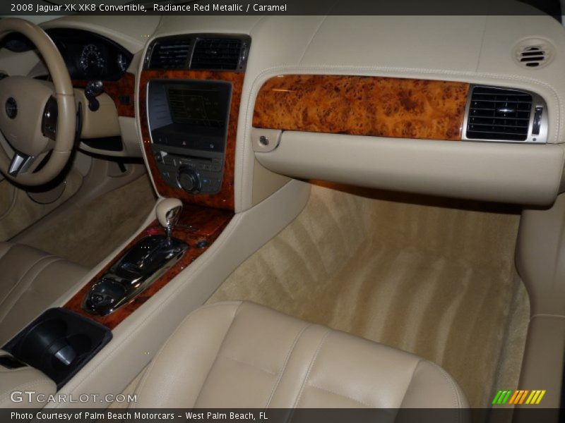 Radiance Red Metallic / Caramel 2008 Jaguar XK XK8 Convertible