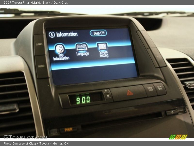 Black / Dark Gray 2007 Toyota Prius Hybrid