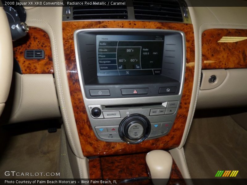 Radiance Red Metallic / Caramel 2008 Jaguar XK XK8 Convertible