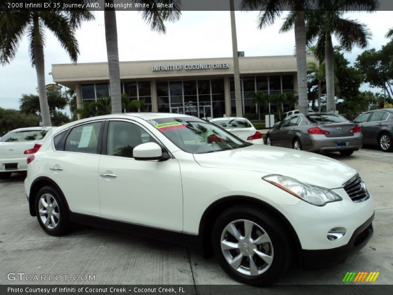 Moonlight White / Wheat 2008 Infiniti EX 35 Journey AWD