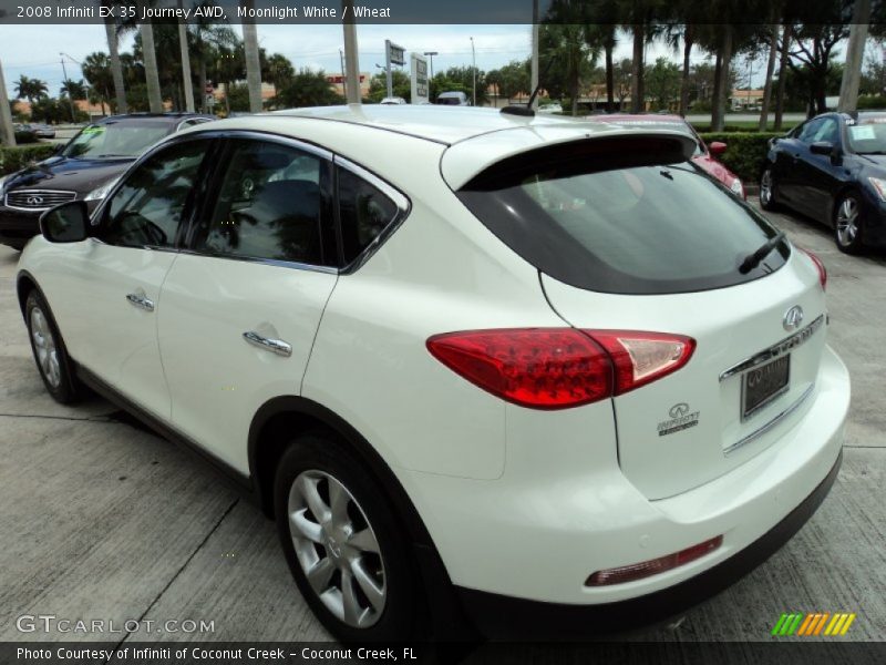 Moonlight White / Wheat 2008 Infiniti EX 35 Journey AWD