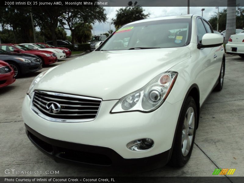 Moonlight White / Wheat 2008 Infiniti EX 35 Journey AWD