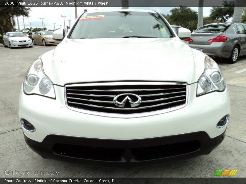Moonlight White / Wheat 2008 Infiniti EX 35 Journey AWD
