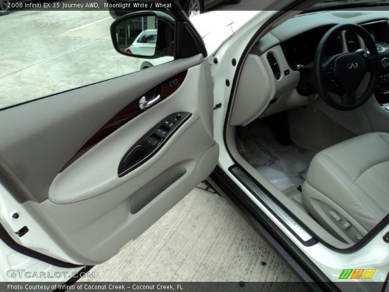 Moonlight White / Wheat 2008 Infiniti EX 35 Journey AWD