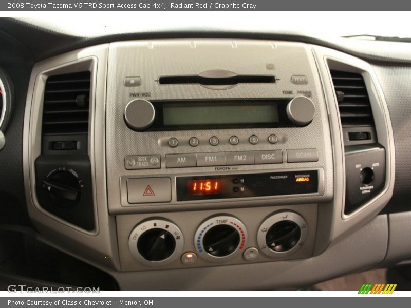 Radiant Red / Graphite Gray 2008 Toyota Tacoma V6 TRD Sport Access Cab 4x4