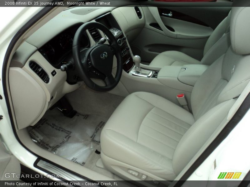Moonlight White / Wheat 2008 Infiniti EX 35 Journey AWD