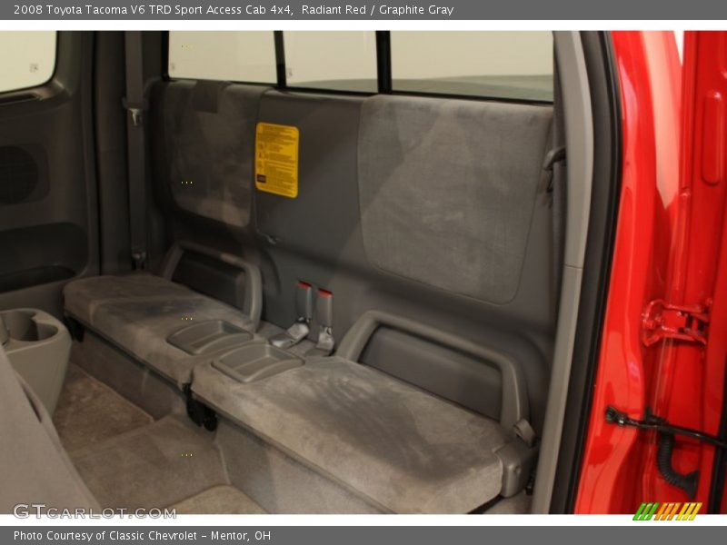 Radiant Red / Graphite Gray 2008 Toyota Tacoma V6 TRD Sport Access Cab 4x4