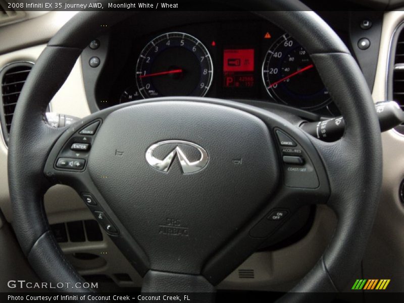 Moonlight White / Wheat 2008 Infiniti EX 35 Journey AWD