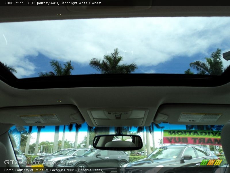 Moonlight White / Wheat 2008 Infiniti EX 35 Journey AWD