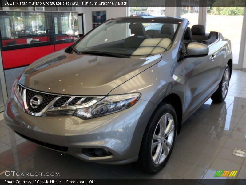 Platinum Graphite / Black 2011 Nissan Murano CrossCabriolet AWD