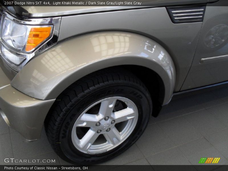 Light Khaki Metallic / Dark Slate Gray/Light Slate Gray 2007 Dodge Nitro SXT 4x4