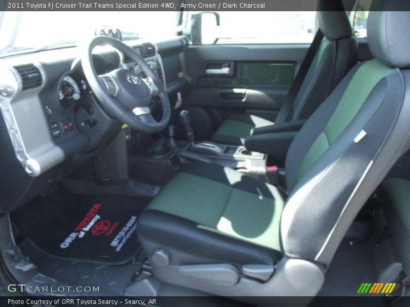 Army Green / Dark Charcoal 2011 Toyota FJ Cruiser Trail Teams Special Edition 4WD