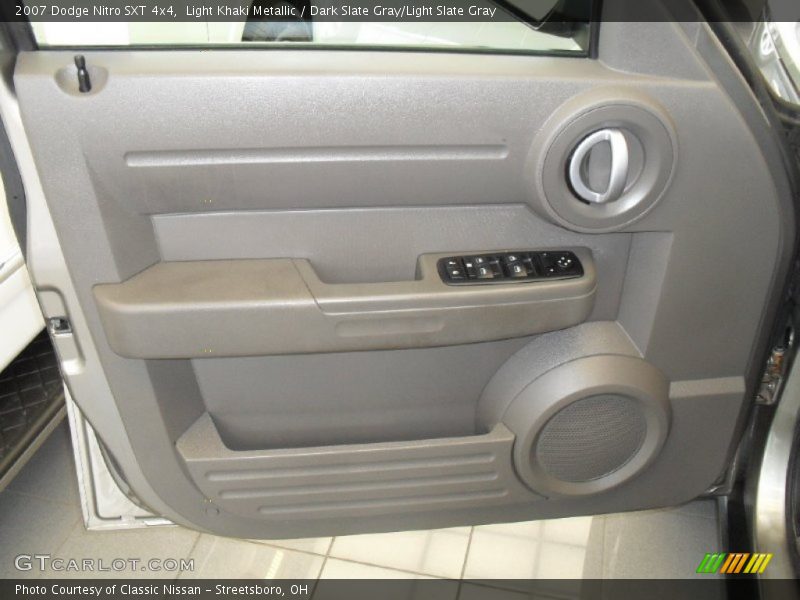Light Khaki Metallic / Dark Slate Gray/Light Slate Gray 2007 Dodge Nitro SXT 4x4