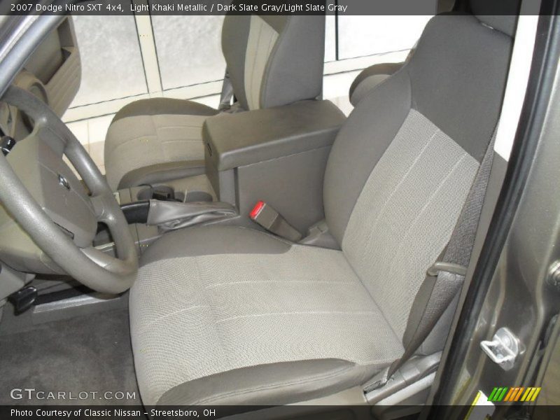 Light Khaki Metallic / Dark Slate Gray/Light Slate Gray 2007 Dodge Nitro SXT 4x4