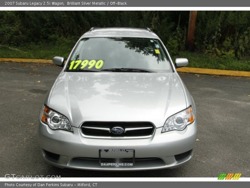 Brilliant Silver Metallic / Off-Black 2007 Subaru Legacy 2.5i Wagon
