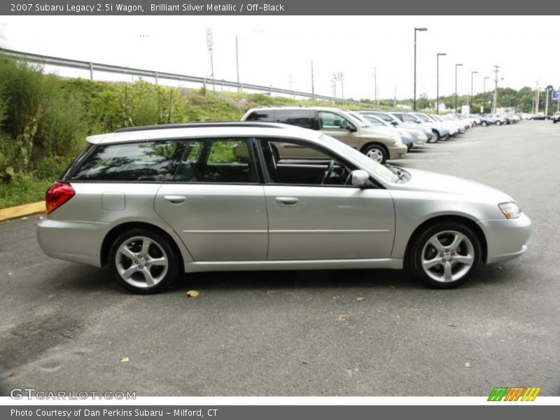 Brilliant Silver Metallic / Off-Black 2007 Subaru Legacy 2.5i Wagon