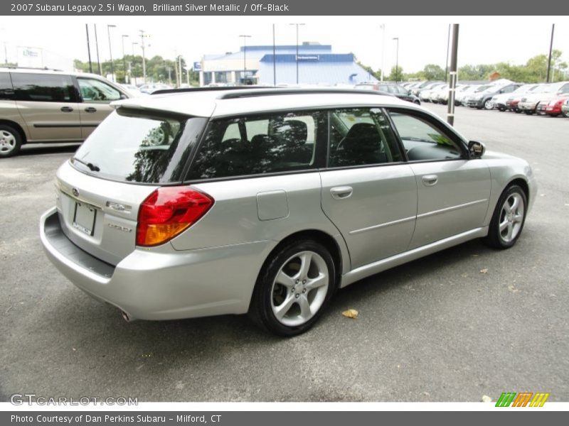 Brilliant Silver Metallic / Off-Black 2007 Subaru Legacy 2.5i Wagon