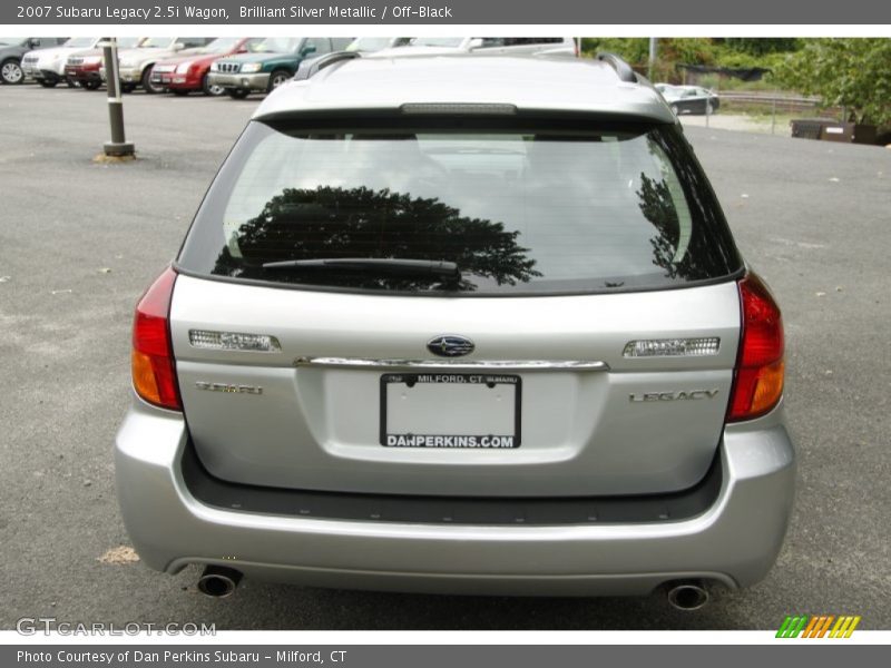 Brilliant Silver Metallic / Off-Black 2007 Subaru Legacy 2.5i Wagon
