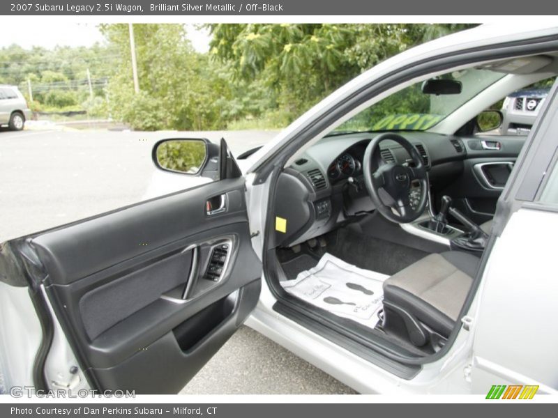 Brilliant Silver Metallic / Off-Black 2007 Subaru Legacy 2.5i Wagon