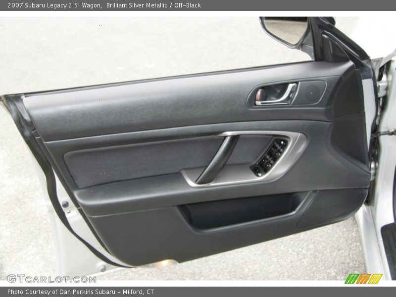Brilliant Silver Metallic / Off-Black 2007 Subaru Legacy 2.5i Wagon