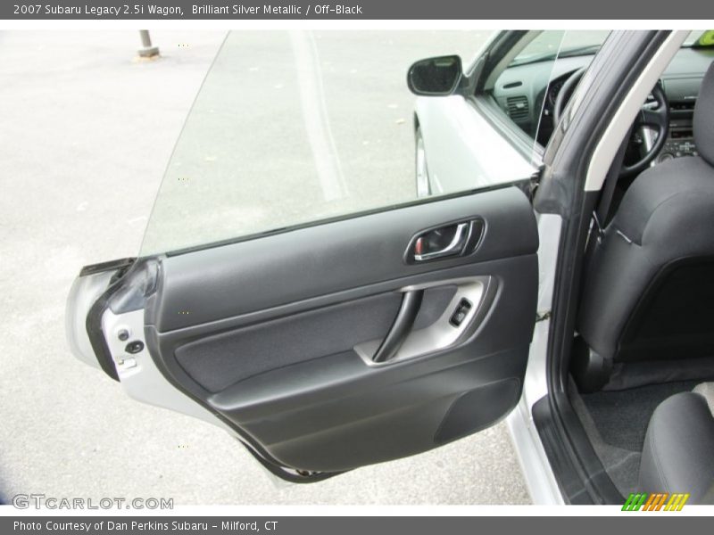 Brilliant Silver Metallic / Off-Black 2007 Subaru Legacy 2.5i Wagon