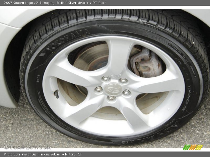 Brilliant Silver Metallic / Off-Black 2007 Subaru Legacy 2.5i Wagon