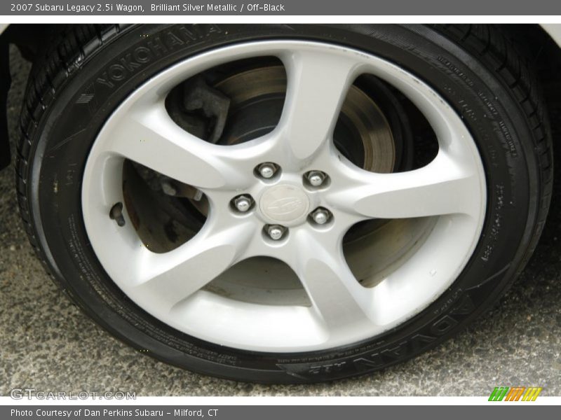 Brilliant Silver Metallic / Off-Black 2007 Subaru Legacy 2.5i Wagon