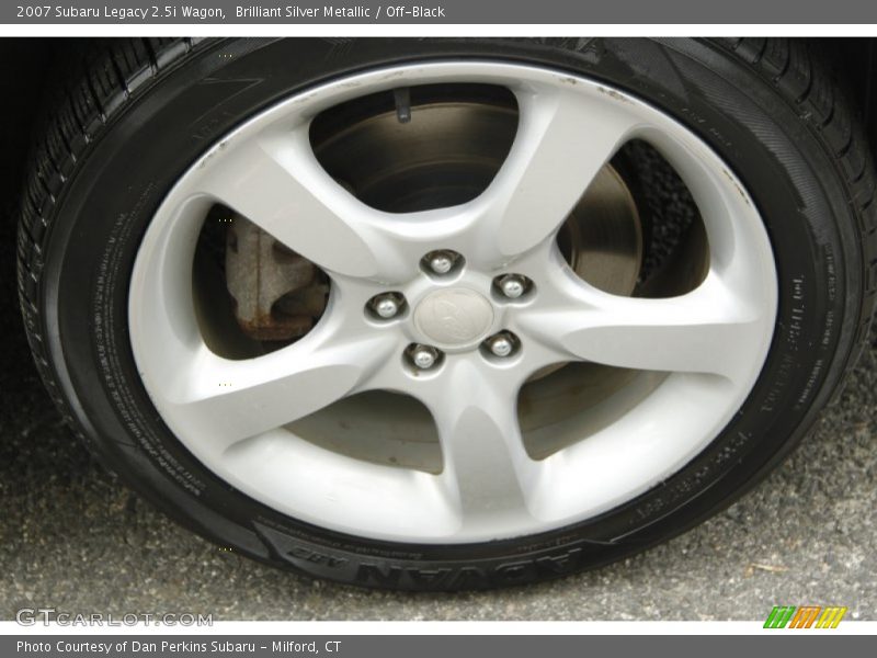 Brilliant Silver Metallic / Off-Black 2007 Subaru Legacy 2.5i Wagon