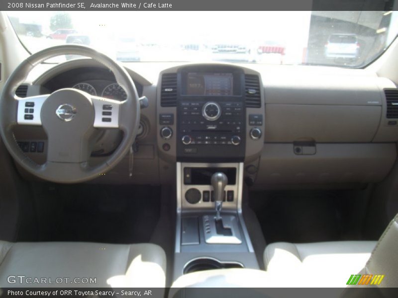 Avalanche White / Cafe Latte 2008 Nissan Pathfinder SE