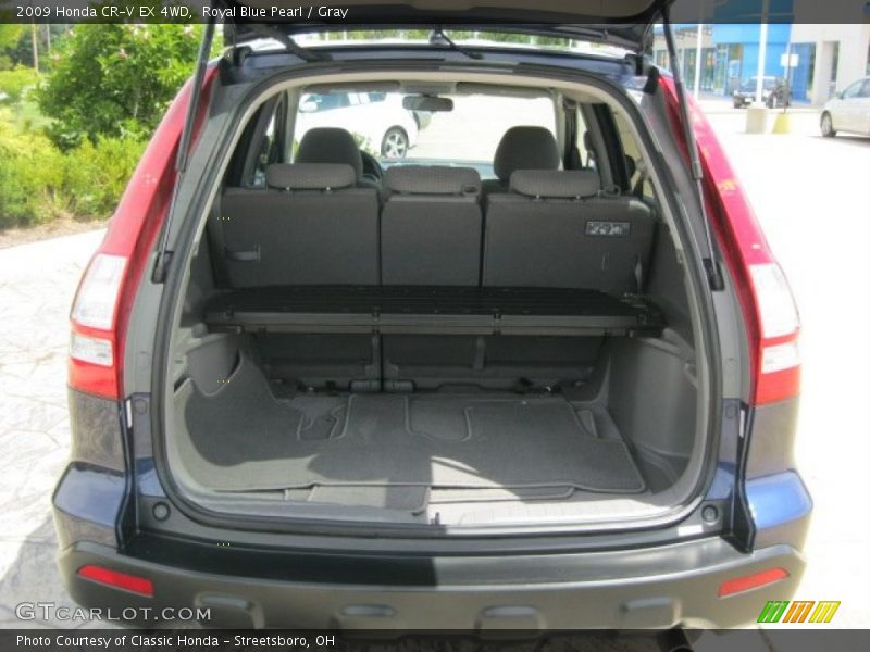 Royal Blue Pearl / Gray 2009 Honda CR-V EX 4WD