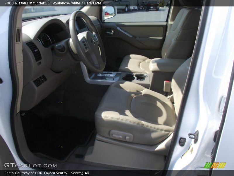 Avalanche White / Cafe Latte 2008 Nissan Pathfinder SE
