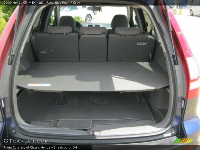 Royal Blue Pearl / Gray 2009 Honda CR-V EX 4WD