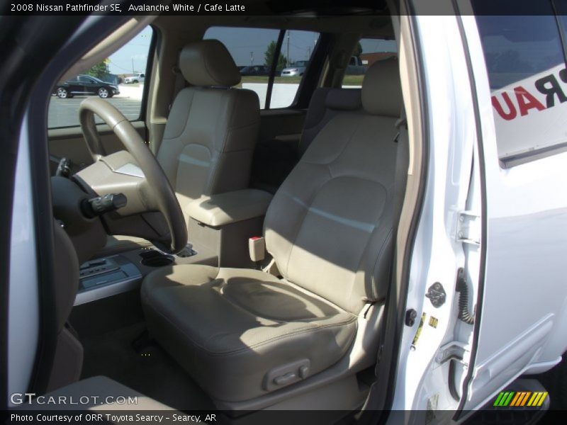 Avalanche White / Cafe Latte 2008 Nissan Pathfinder SE