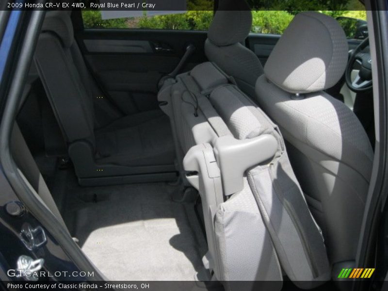 Royal Blue Pearl / Gray 2009 Honda CR-V EX 4WD