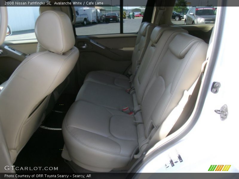 Avalanche White / Cafe Latte 2008 Nissan Pathfinder SE