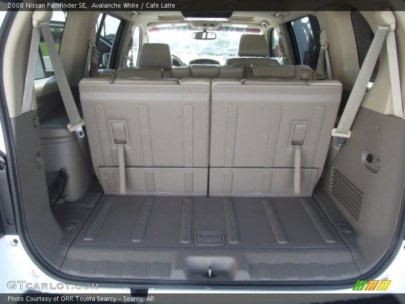 Avalanche White / Cafe Latte 2008 Nissan Pathfinder SE