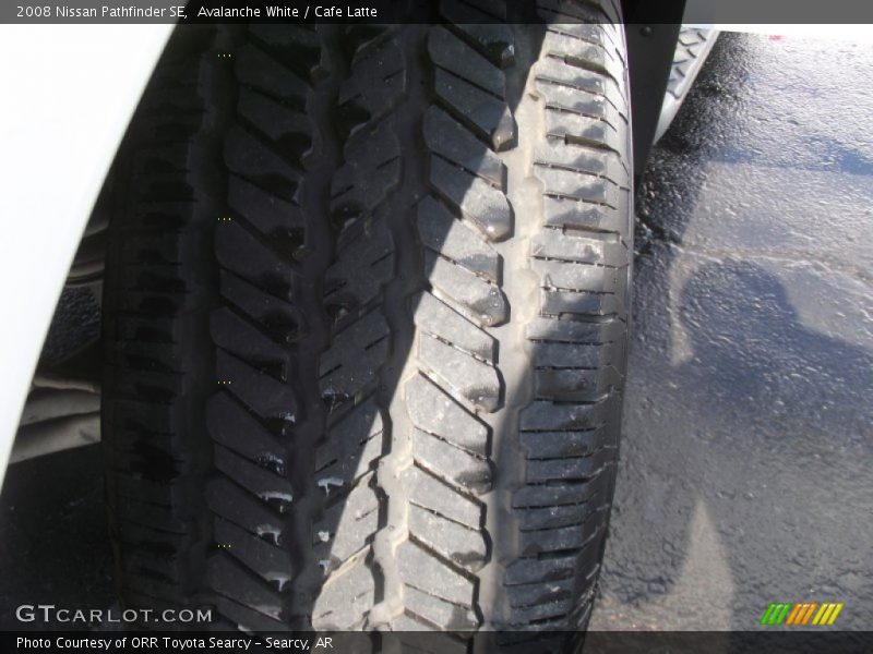 Avalanche White / Cafe Latte 2008 Nissan Pathfinder SE