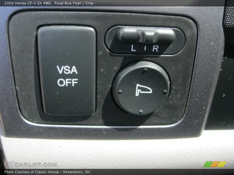Royal Blue Pearl / Gray 2009 Honda CR-V EX 4WD